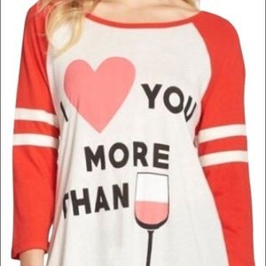 i love you more than wine wildfox top